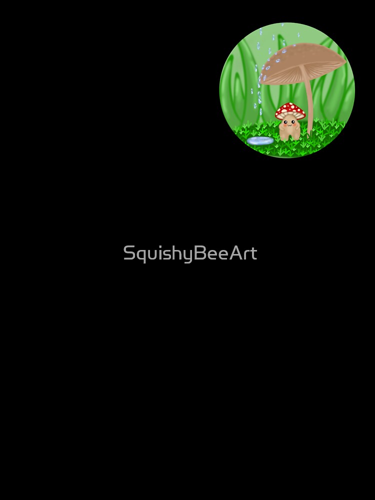 Rainy Day Mushroom Buddy Design by SquishyBeeArt