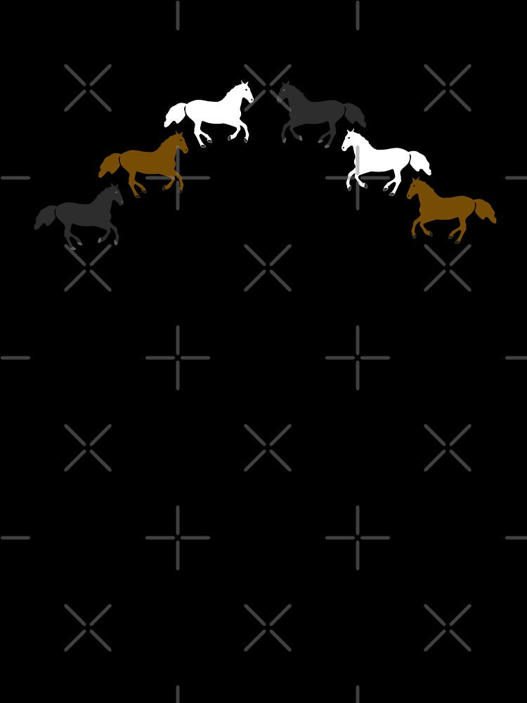 Of Horse I Love Racing - Funny Horse Racing Design (baby blue) by Davey's Designs