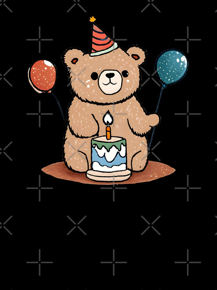 Happy Birthday Party Funny Bear by ArisaHong