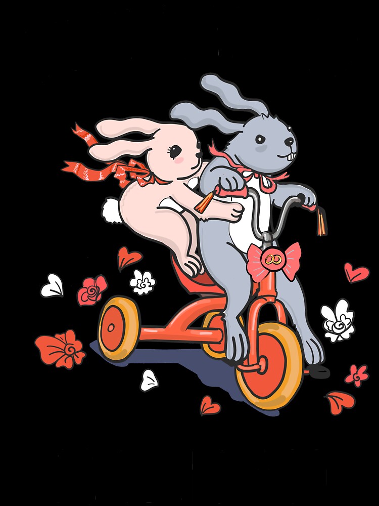 Just Married 28 Years Ago - 28th Anniversary Couple Bunnies Tee, Phone Cases And Other Gifts by MemWear