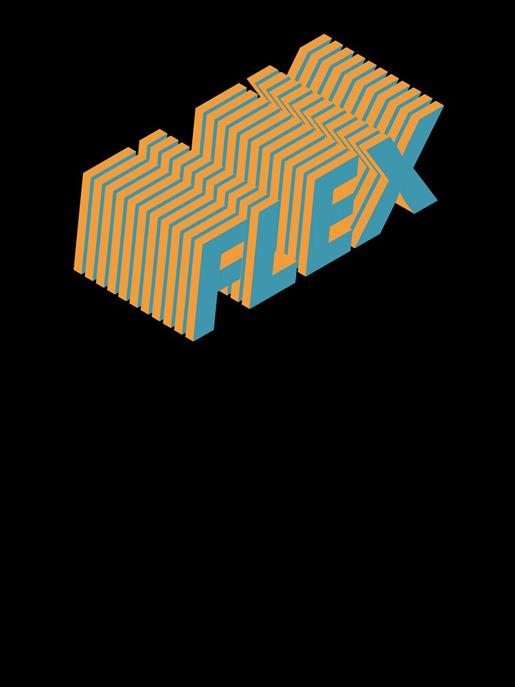 Flex Isometric Text by Jem Illustration