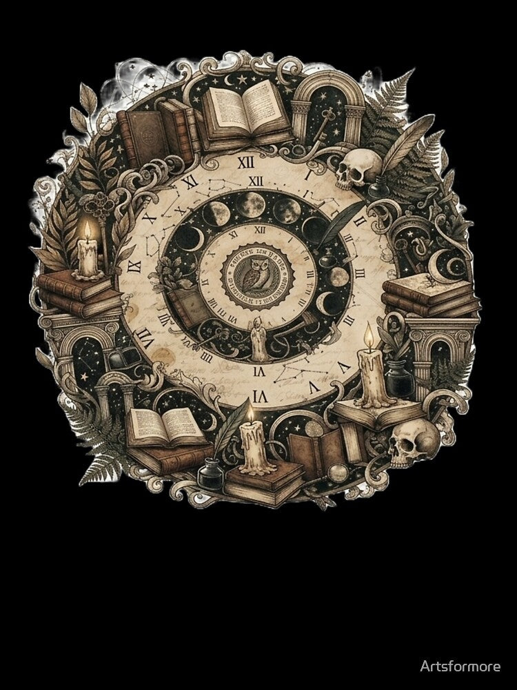 The Astrolabe Archivist | Dark Academia Celestial Clockwork by Artsformore