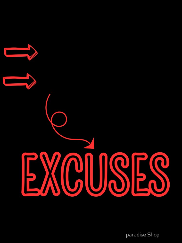 No Whining | No Quitting | No Excuses  sticker by paradise Shop ⭐⭐⭐⭐⭐
