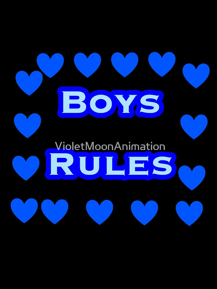 Boys Rules by VioletMoonAnimation