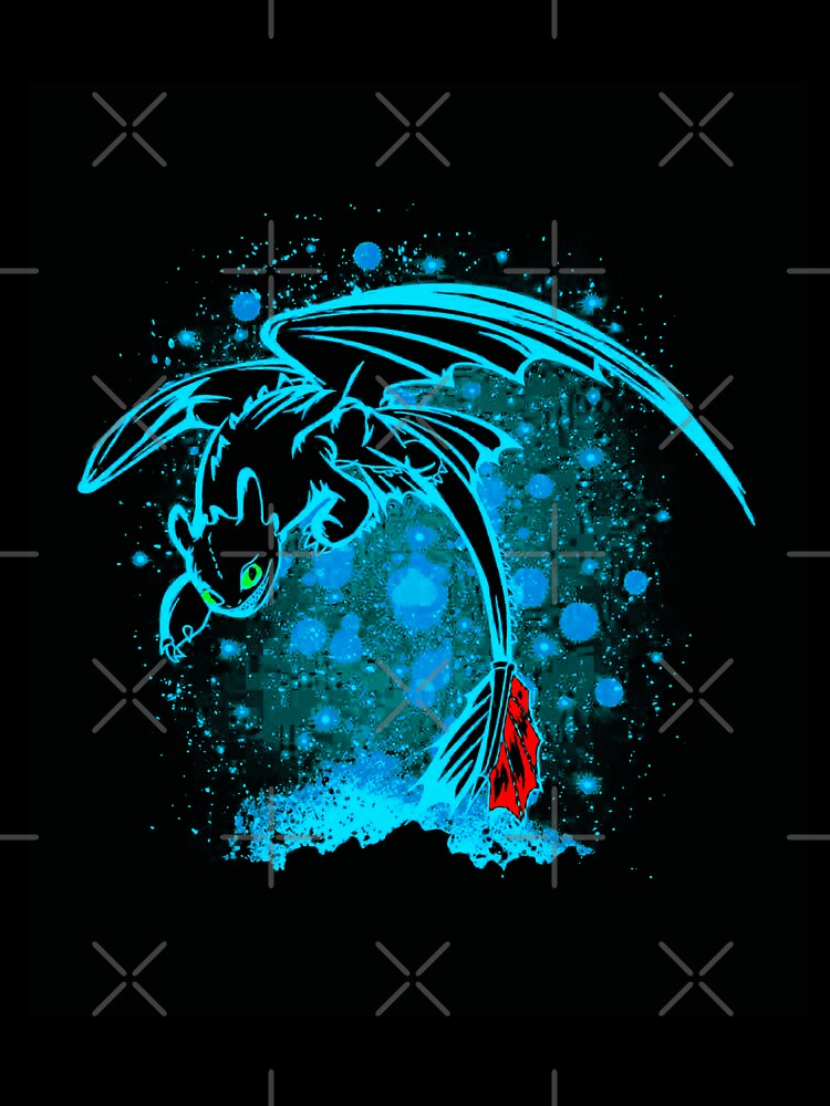 Night Dragon Graphic Design - How To Train Dragon by tantann