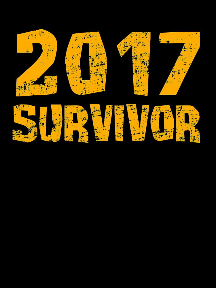 2017 Survivor T-Shirt Funny Happy New Years Eve Ball Tee by T-ShirtTech