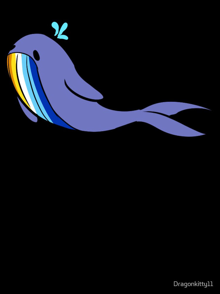 AroAce Whale by Dragonkitty11