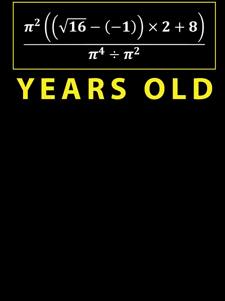 Funny 18th Birthday Math Gift 18 Years Old Algebra Equation by modernmerch