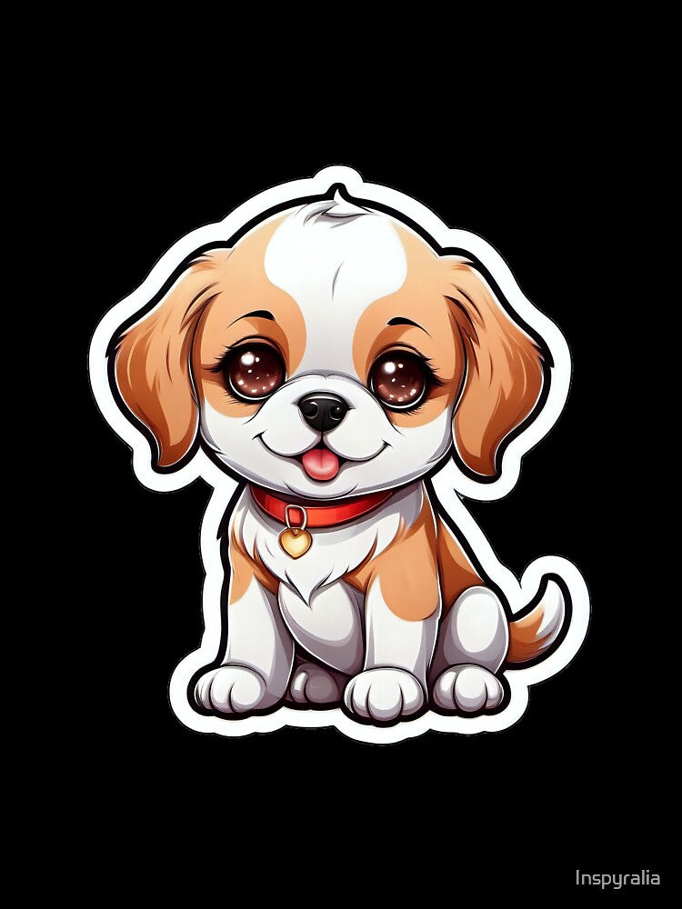 Cute baby dog by Inspyralia