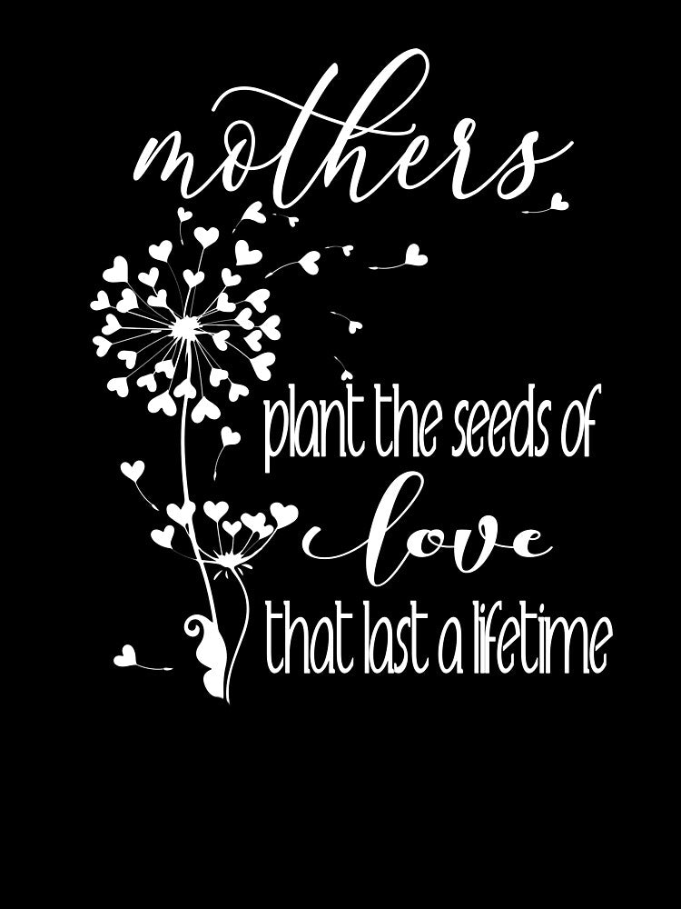 Inspirational Mother's Day Gift Design Pretty Seeds Of Love by Sapphire Star