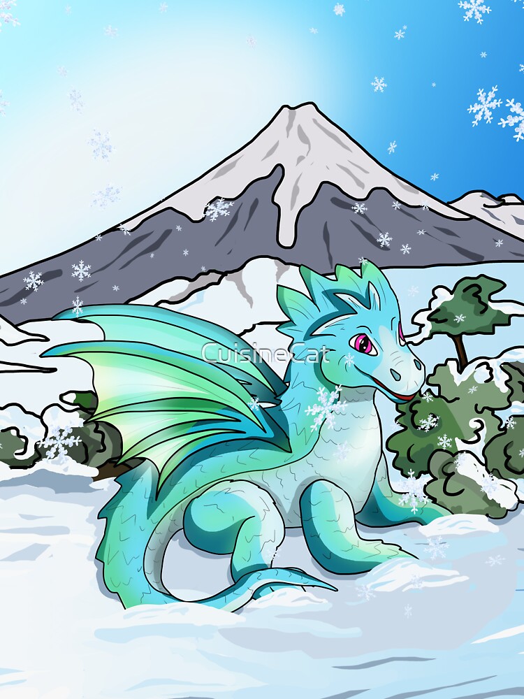 baby dragon at Mount Fuji by CuisineCat