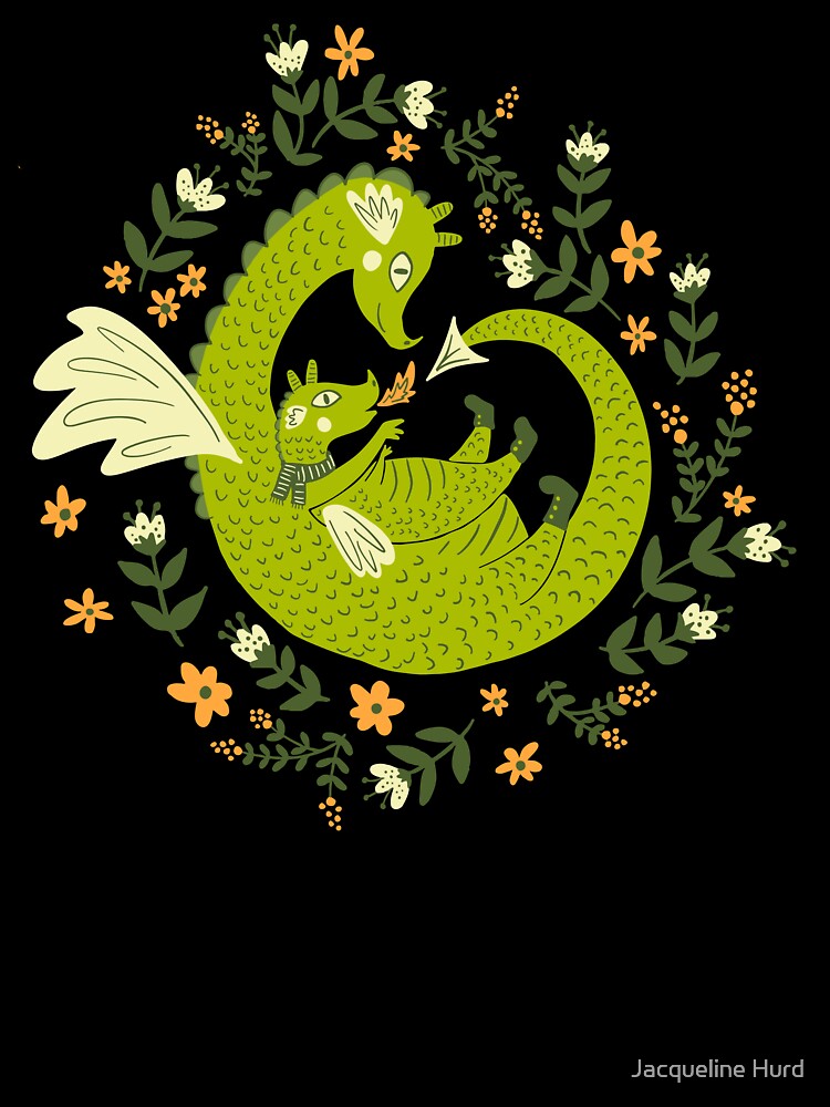 Mama and Baby Dragon by Jacqueline Hurd