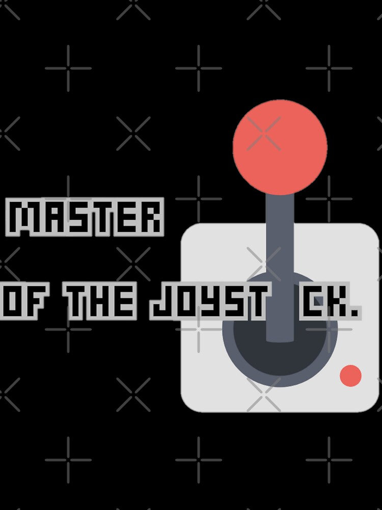 Gamer Quote: Master Of The Joystick. Retro Videogame by OB Print