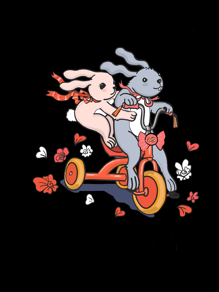Just Married 81 Years Ago - 81st Anniversary Couple Bunnies Tee, Phone Cases And Other Gifts by MemWear