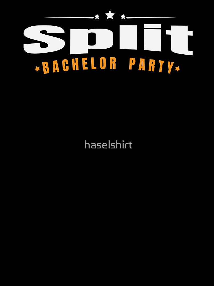 Bachelor Shirt Party Split Pre Wedding Celebration Tee by haselshirt