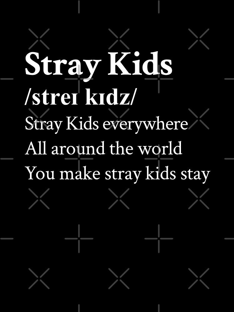 Stray Kids everywhere all around the world Aesthetic Quote Black by StickTheSong