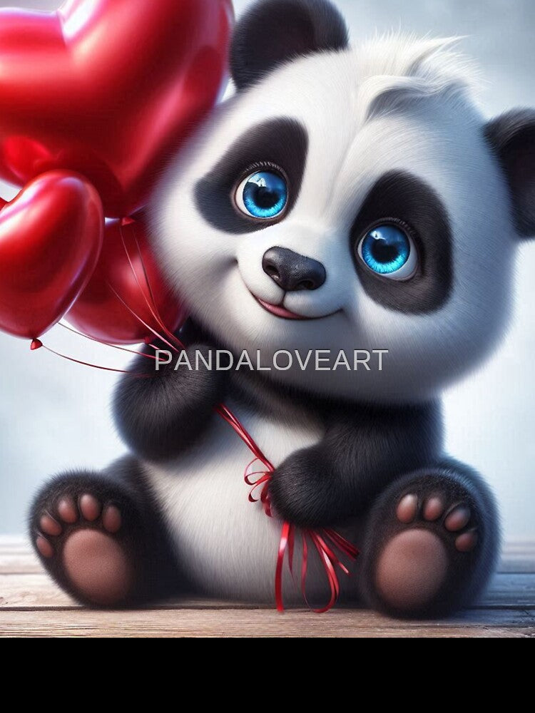 Valetine Panda 1 by PANDALOVEART