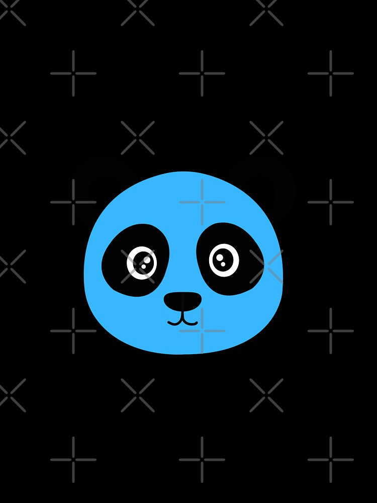 A CUTE BLUE PANDA by infinitearte