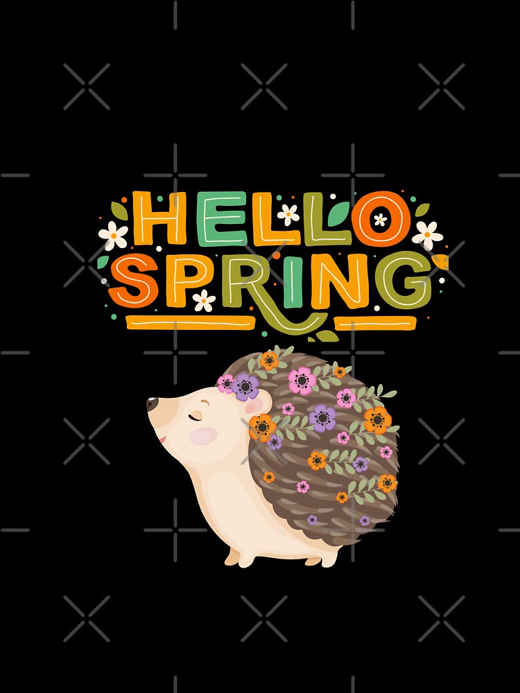 Hello spring Urchin welcoming spring! by Sisi Design⭐⭐⭐⭐⭐