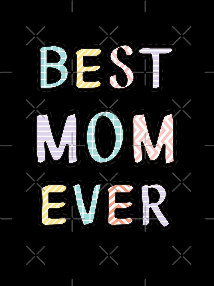 Best Mom Ever - Mom Personalized Name - Custom Girls Name by Crafted Lovies