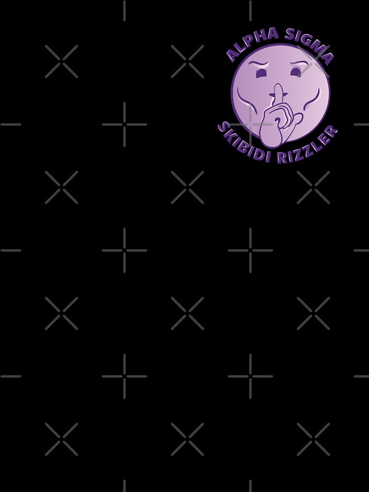 Mewing emoji, Alpha Sigma, skibidi rizzler, Gen Z design, Purple, gen Z slang by Pink&Blue  @pink.and.blue_studio