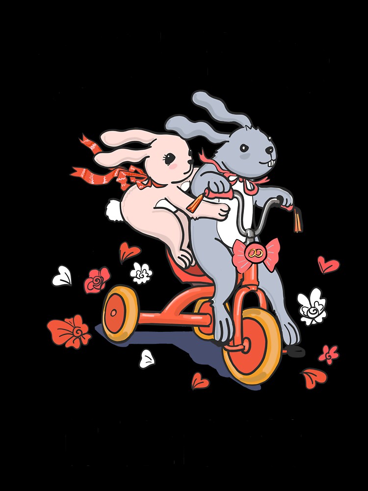 Just Married 62 Years Ago - 62nd Anniversary Couple Bunnies Tee, Phone Cases And Other Gifts by MemWear