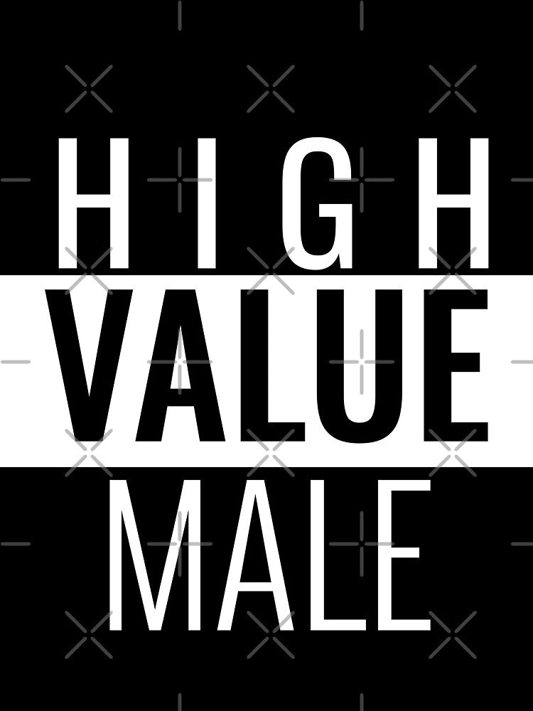 HIGH VALUE MALE. STICKER by bestfunonline
