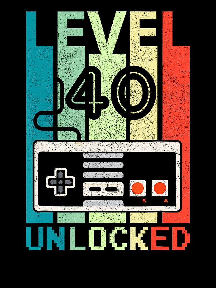 Level 40 Unlocked Retro Console Gamer by FGTV2021