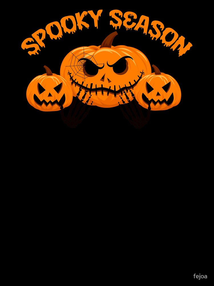 Halloween Spooky Season With Funny Pumpkin Heads by fejoa