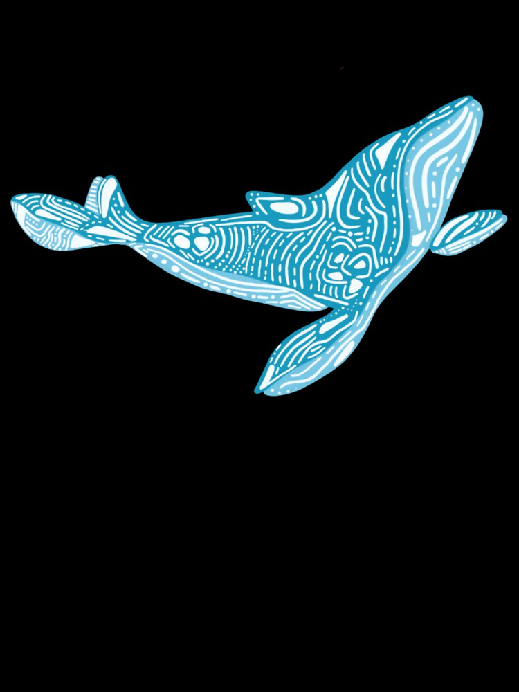 Abstract Decorated Whale Design by antevasinart