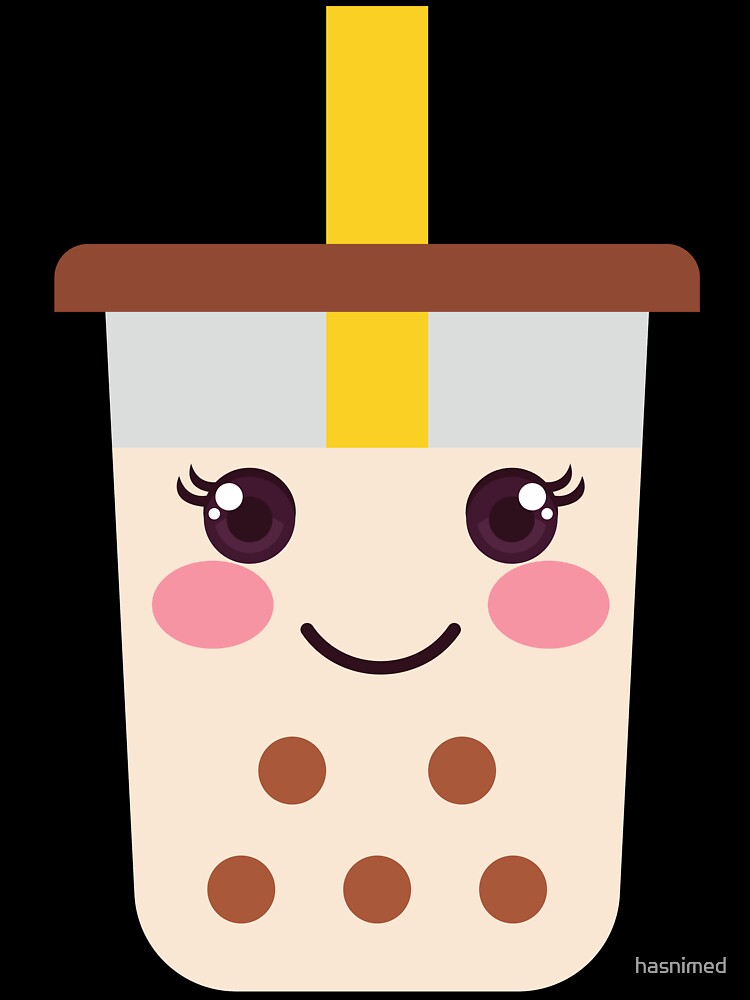 Cute Boba Milk Tea Kawaii Bubble Tea Lover by hasnimed