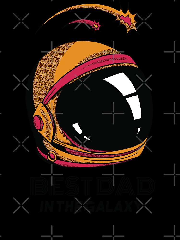 Best Dad in the Galaxy Funny Fathers Space by JRRTs