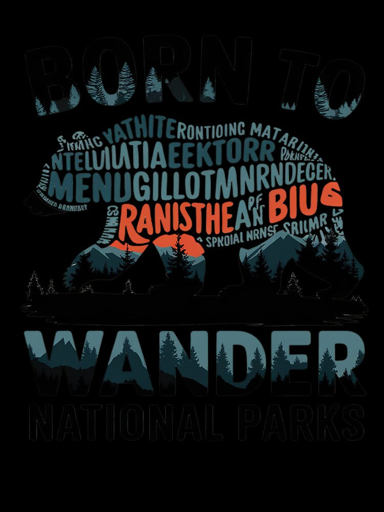 National Parks USA - Bear - Born To Wander National Parks 1 by KotexTemu