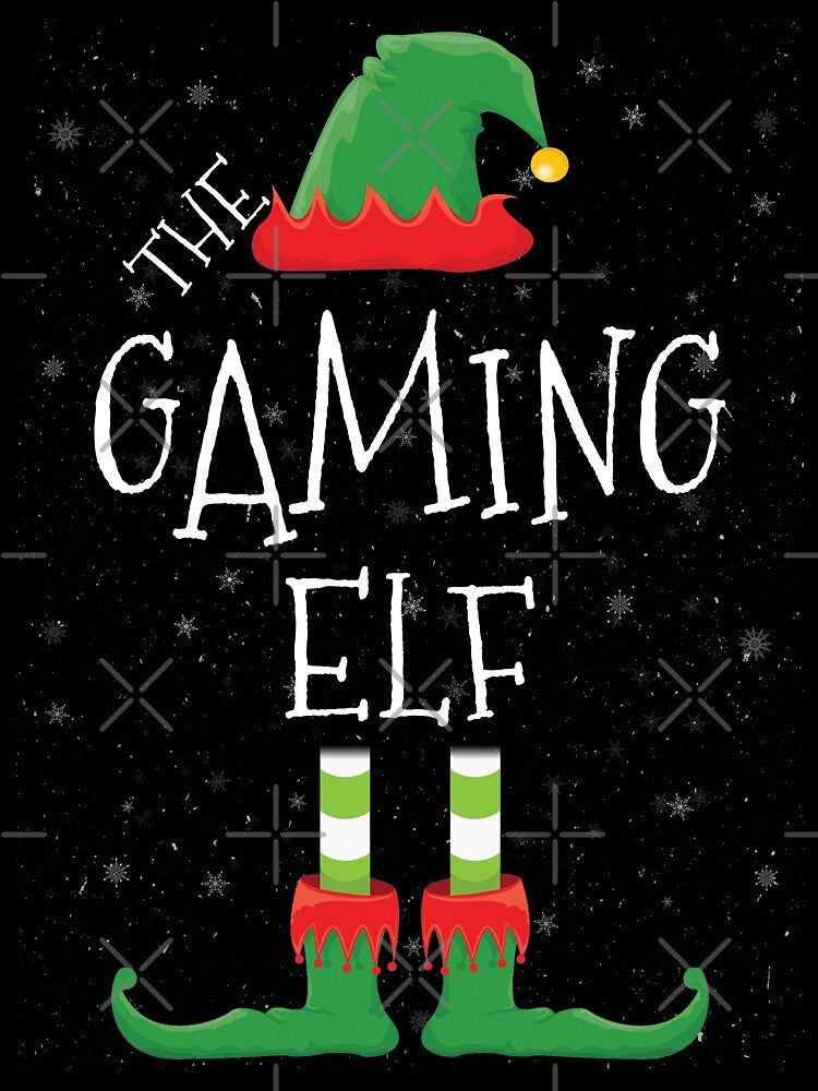 Gaming Elf Family Matching Christmas Group Funny Gift by DavisHasari