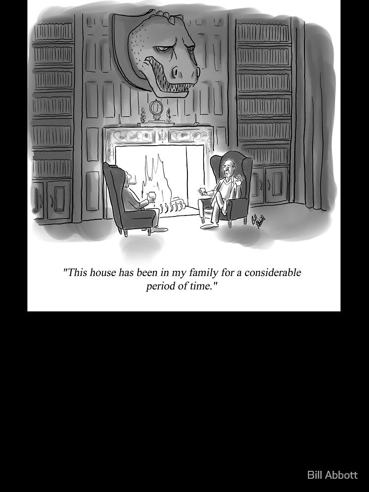 Funny Family Ancestors Humor Cartoon by Bill Abbott