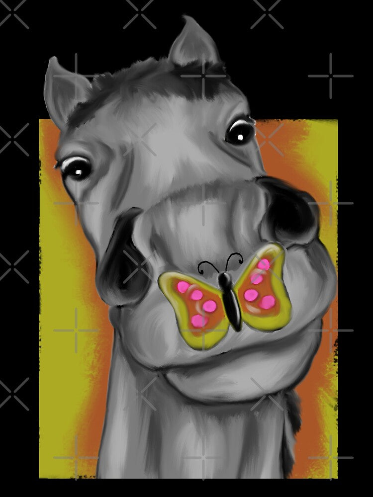 Horse and butterfly by Antiope33