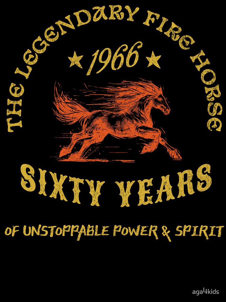 1966 Fire Horse 60th Birthday Legendary Power by aga4kids