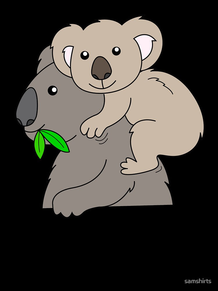 Koala Dad with Cub by samshirts