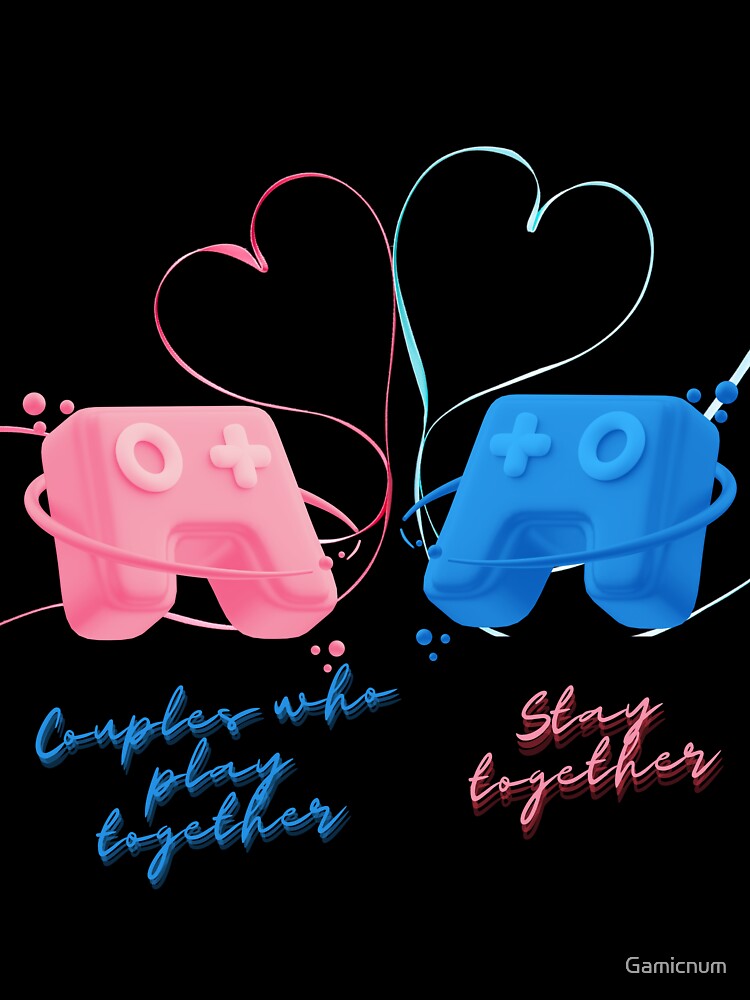 Nerdy Gamer Couple gift by Gamicnum
