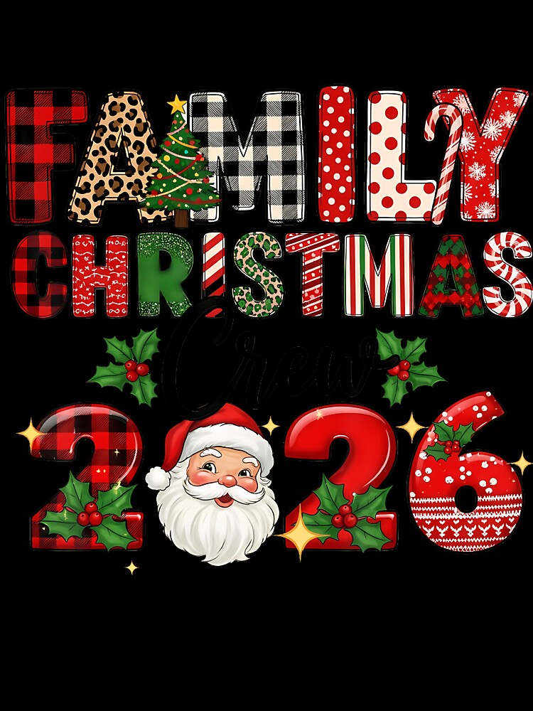 Retro Family Christmas Crew 2026 Squad Family Matching Xmas by AlyceLynne
