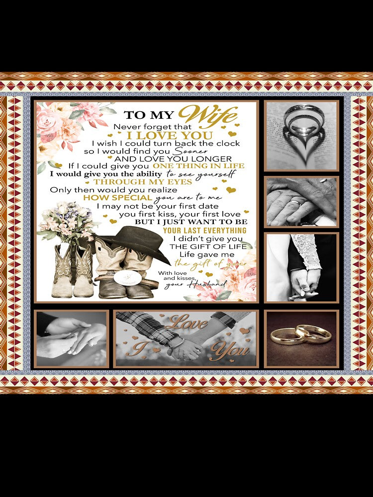 To my wife never forget that I love you I wish I could turn back the clock so I would find you Sooner by judysophia