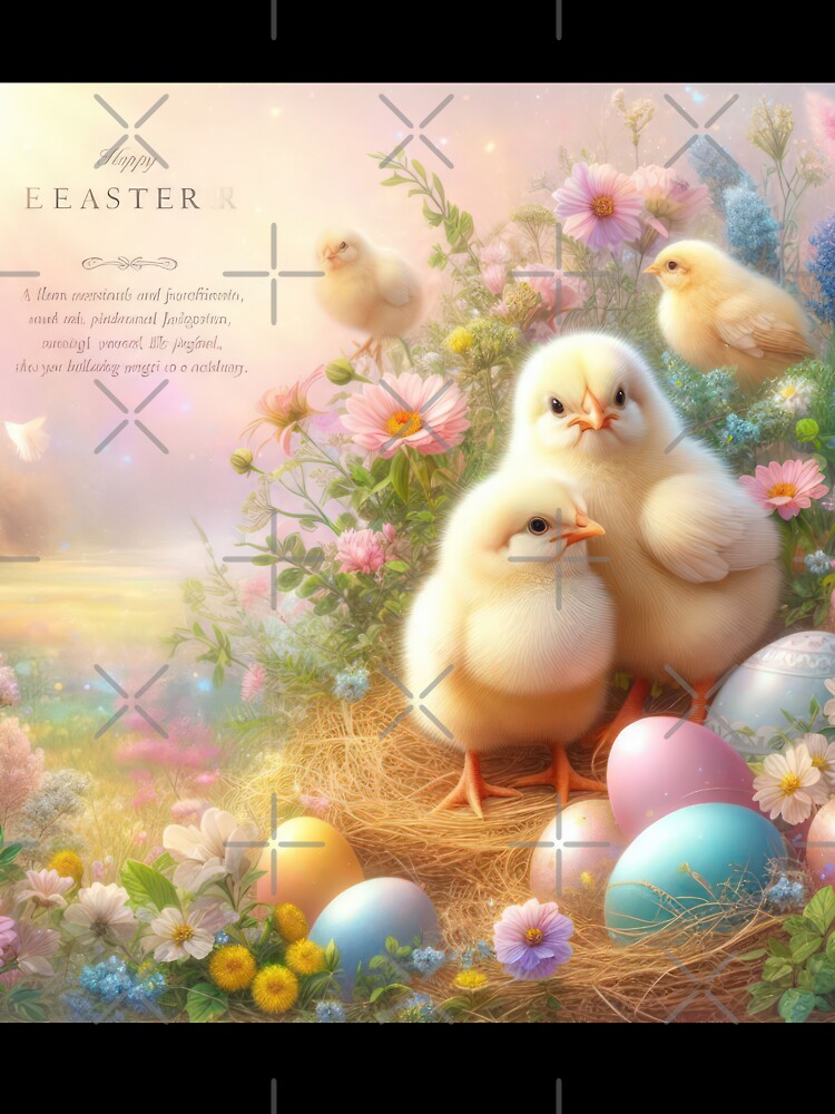 Chicks happy fantasy easter landscape by Expressions-Sel