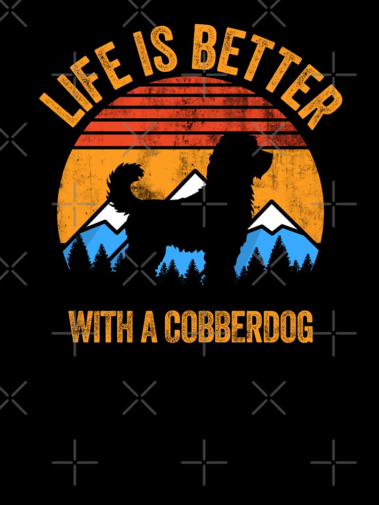 Life Is Better With An Australian Cobberdog  Retro by Guarddogdrive