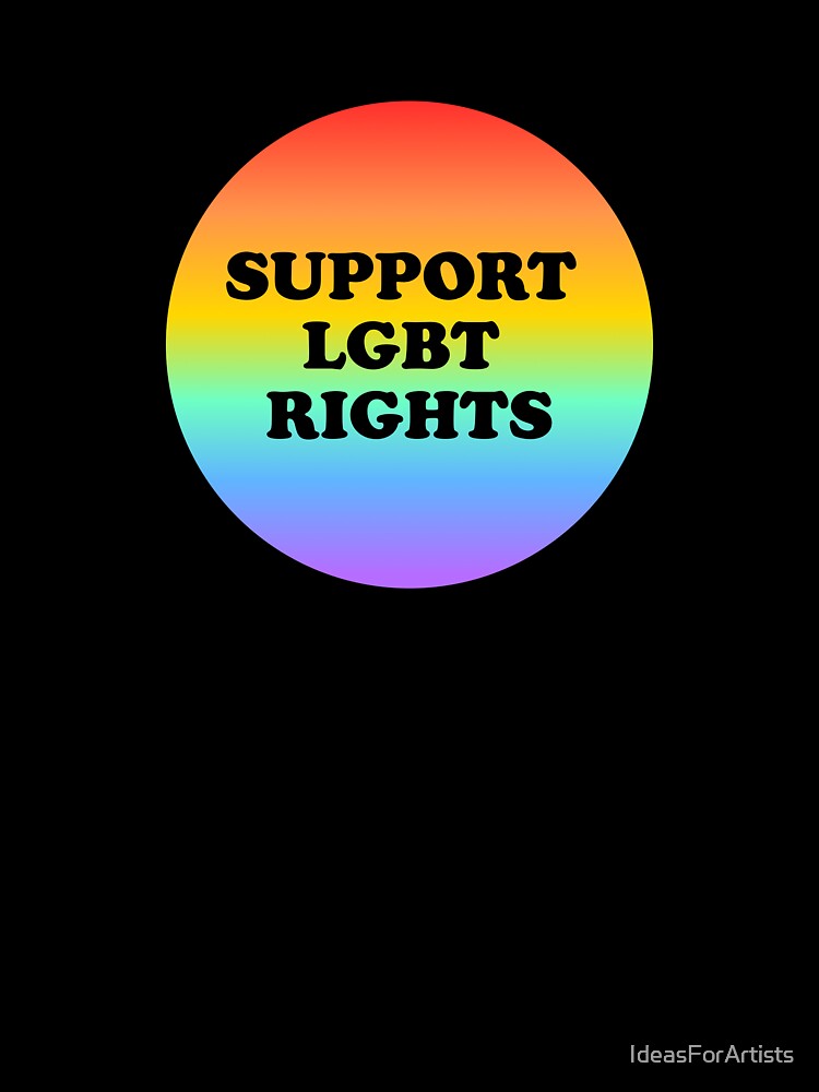 Support LGBT Rights gay pride queer rainbow by Inspirationmotivation