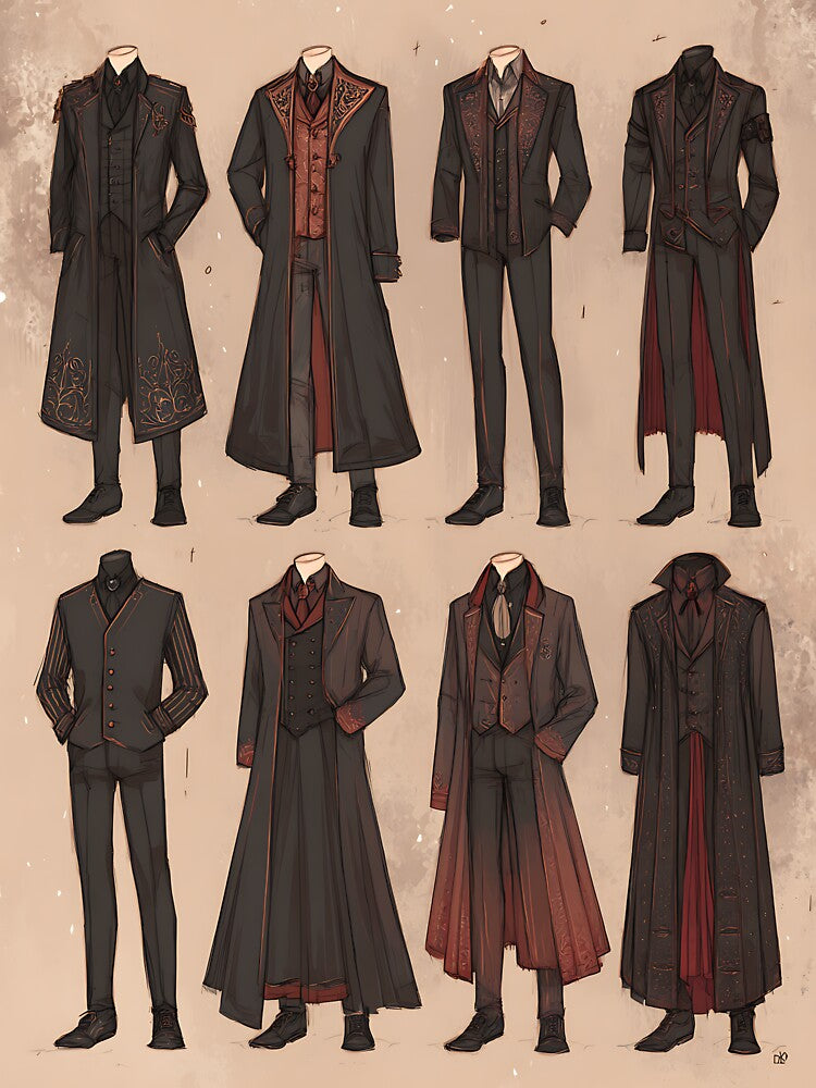 Vintage Dark Academia Fashion by bapupa