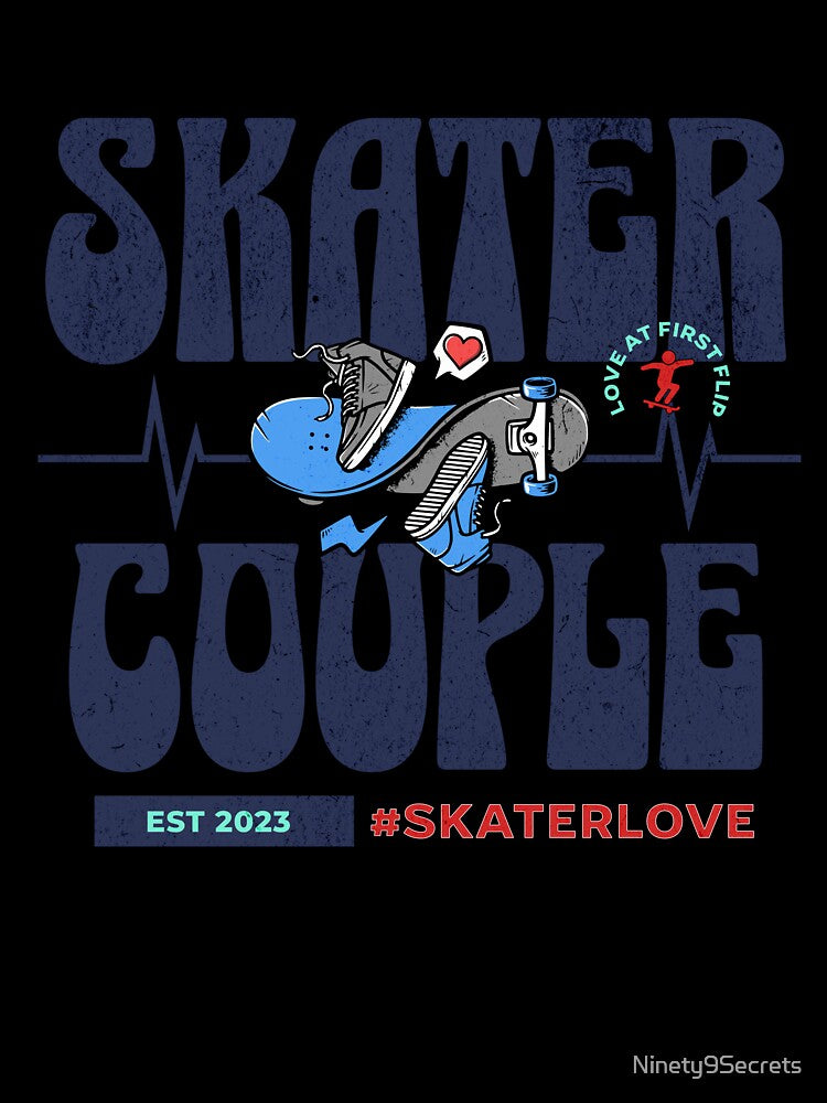 Skater Couple Skater Love by Ninety9Secrets