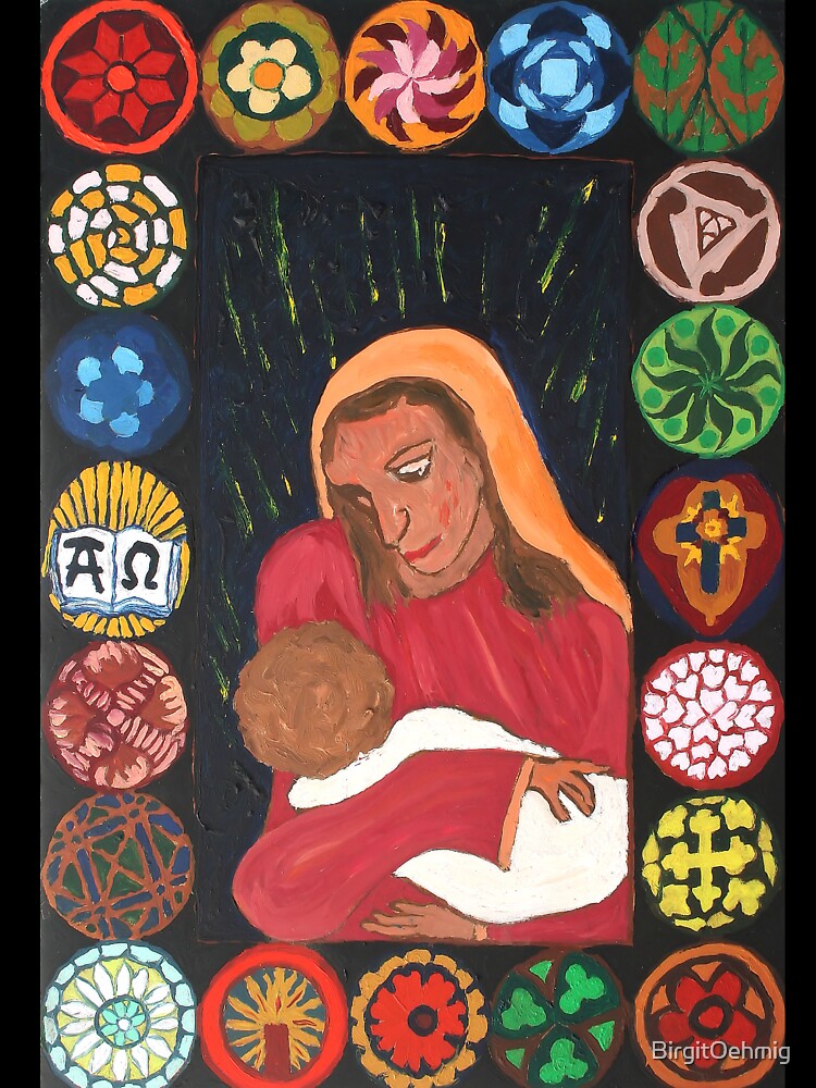 Maria with baby Jesus by BirgitOehmig