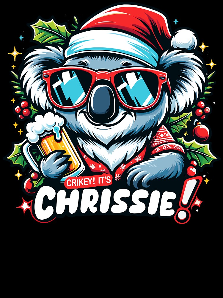 Crikey! It's Chrissie - Aussie Christmas by OptimaArt