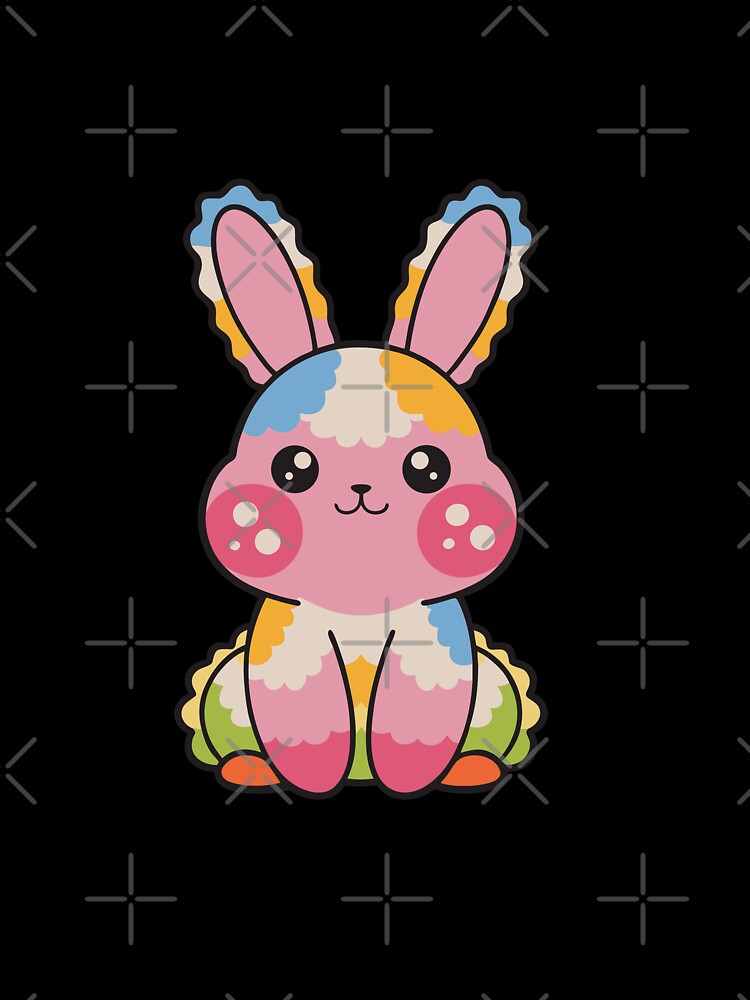 Easter Bunny Cute Print Aesthetic Art Unique by amrani20