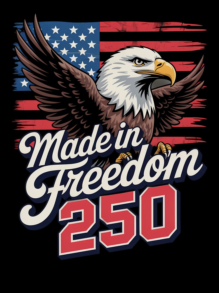 Made In Freedom T-shirt for Women and Men Independence Day 4th of July by Lopez-Design